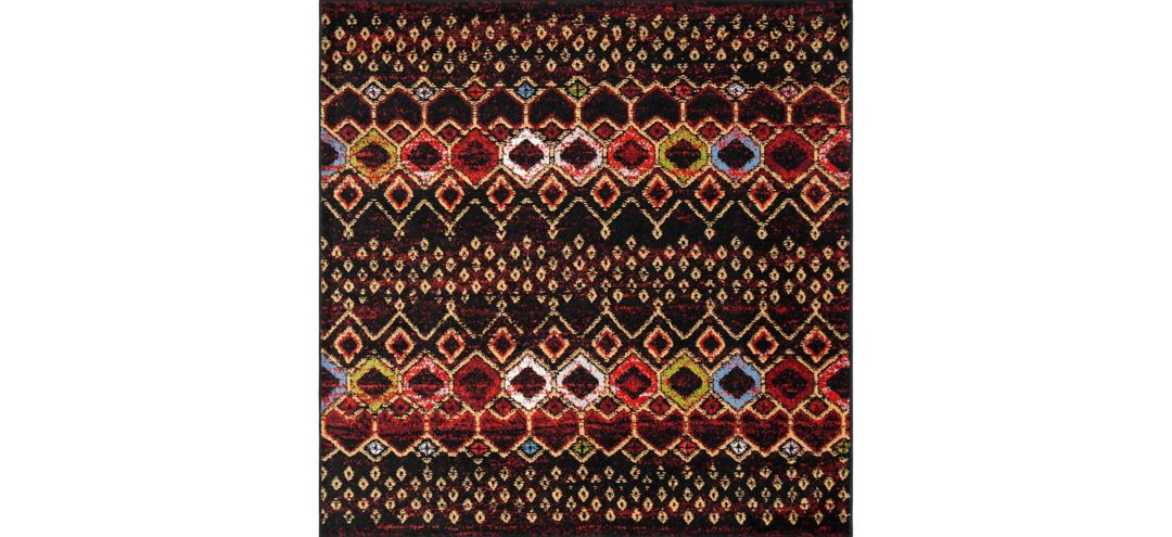 Halen Dark Area Rug Square