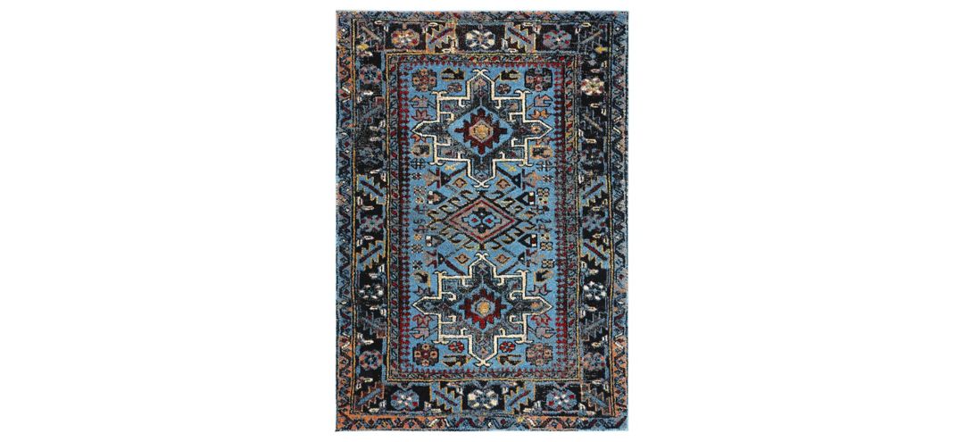 Darius Light Blue Area Rug