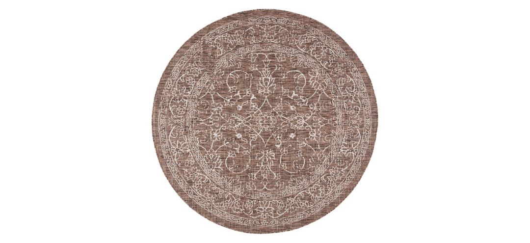 172286800 Courtyard Pacific Indoor/Outdoor Area Rug Round sku 172286800