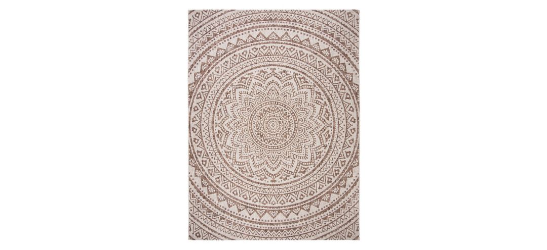 172287340 Courtyard Mandala Indoor/Outdoor Area Rug sku 172287340