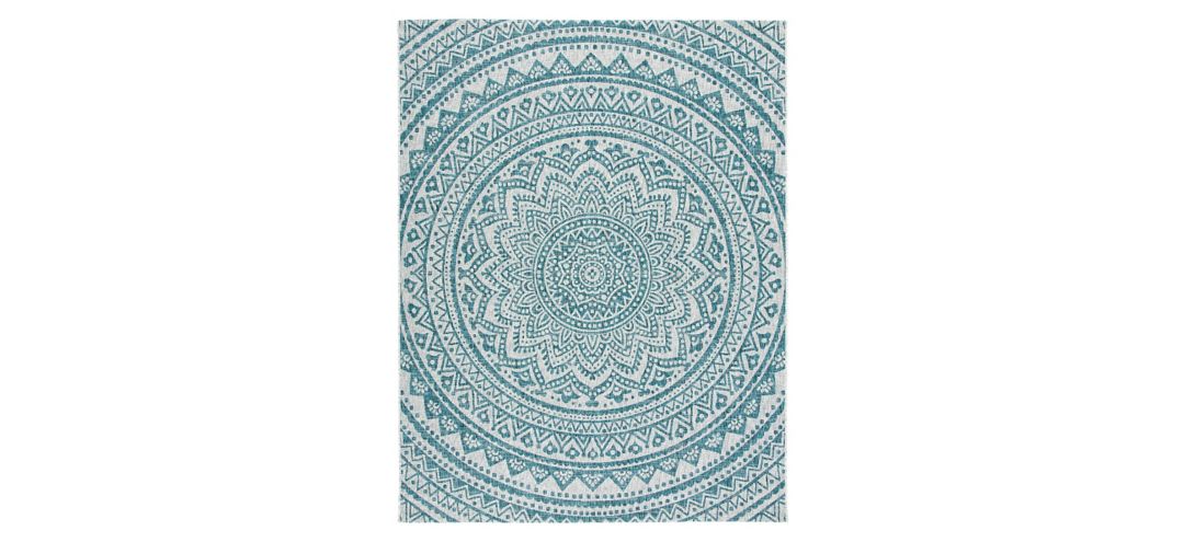 Courtyard Mandala Indoor/Outdoor Area Rug