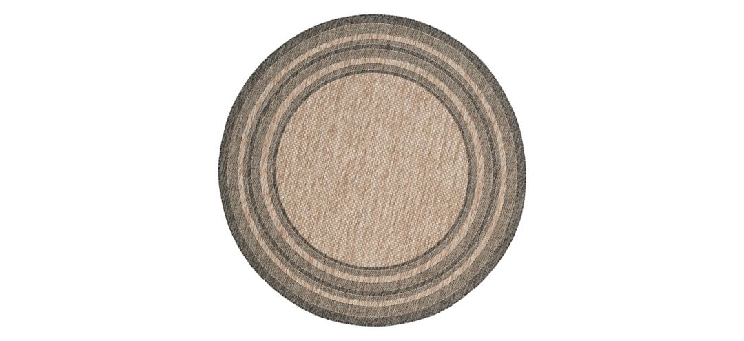 172384750 Courtyard Marches Indoor/Outdoor Area Rug Round sku 172384750