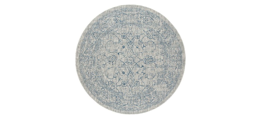 Courtyard Pacific Indoor/Outdoor Area Rug Round