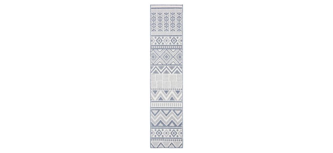 Bermuda Geometric Indoor/Outdoor Runner Rug