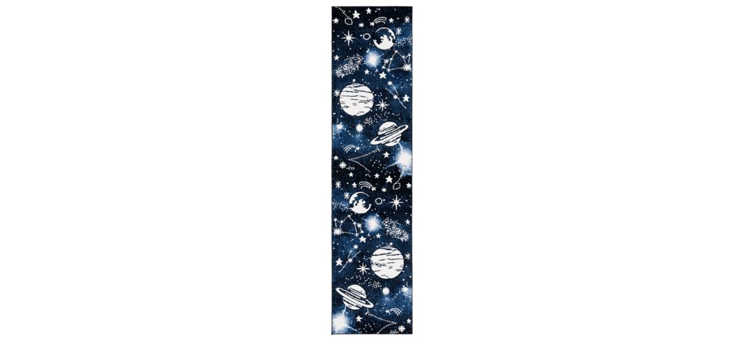 Carousel Outerspace Kids Runner Rug