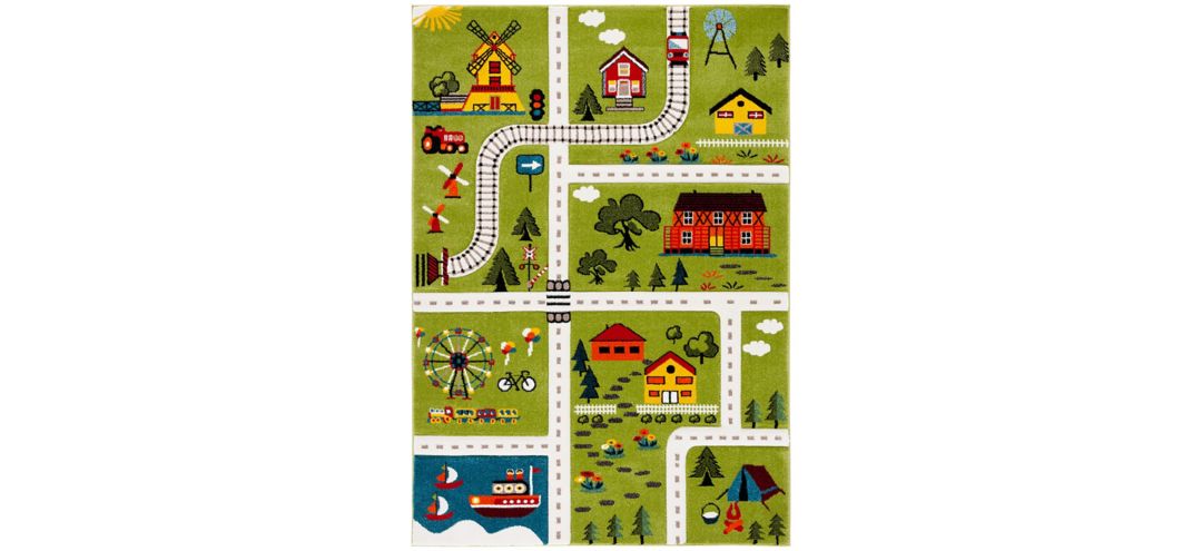 Carousel Town Kids Area Rug