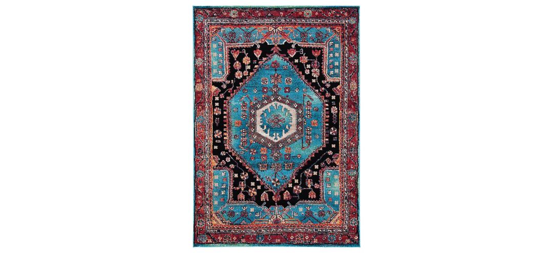 Hamadan Turquoise Area Rug