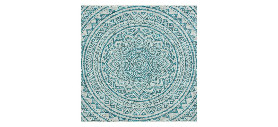 Courtyard Mandala Indoor/Outdoor Area Rug