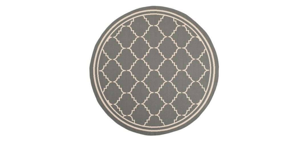 Courtyard Moroccan Indoor/Outdoor Area Rug Round