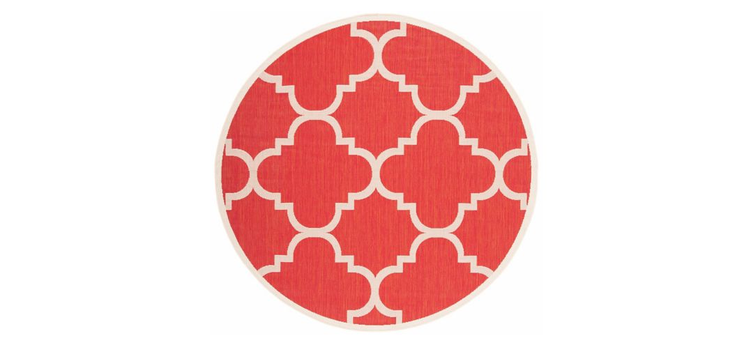 Courtyard Morocco Indoor/Outdoor Area Rug Round