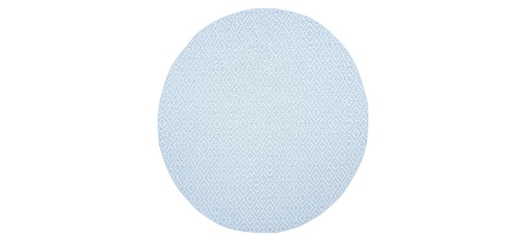 Bermuda Tight Diamond Indoor/Outdoor Round Area Rug