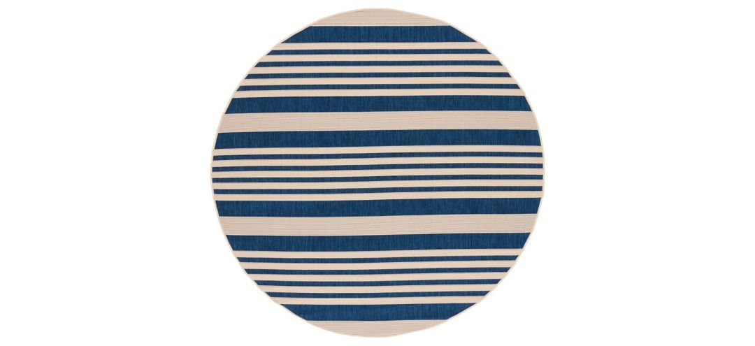 Courtyard Indoor/Outdoor Area Rug Round