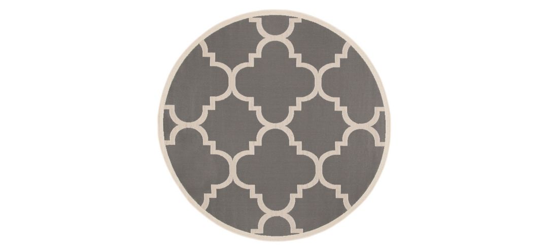 Courtyard Morocco Indoor/Outdoor Area Rug Round