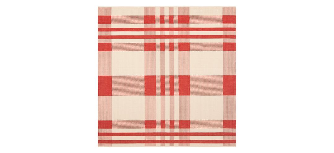 Courtyard Plaid Indoor/Outdoor Area Rug