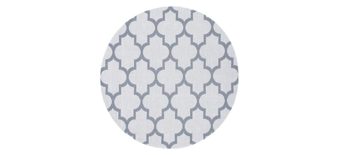 Bermuda Trellis Indoor/Outdoor Round Area Rug