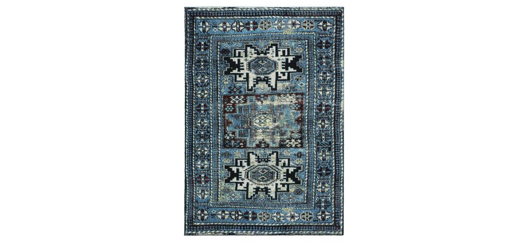 Zagros Light Blue Area Rug