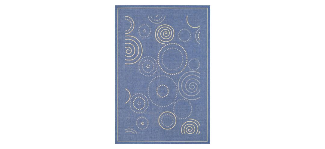 Courtyard Circles Indoor/Outdoor Area Rug