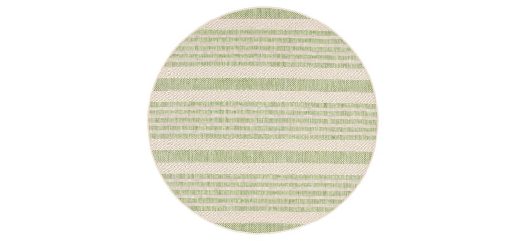 Courtyard Indoor/Outdoor Area Rug Round