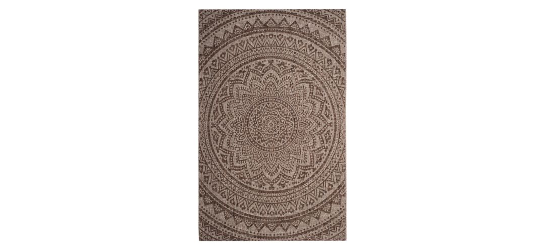 175387340 Courtyard Mandala Indoor/Outdoor Area Rug sku 175387340