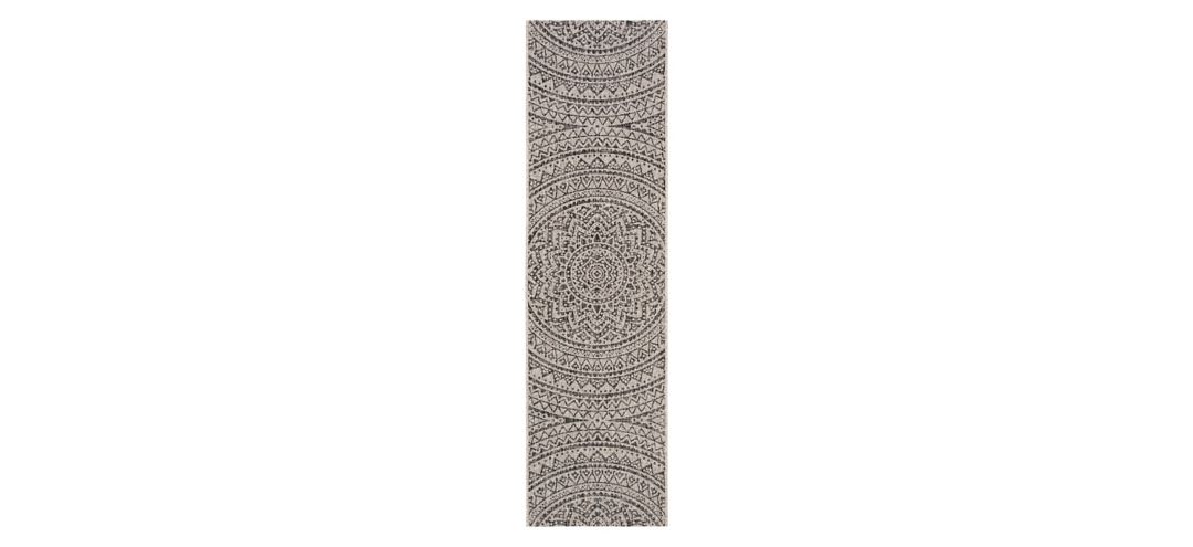 176008730 Courtyard Mandala Indoor/Outdoor Runner Rug sku 176008730