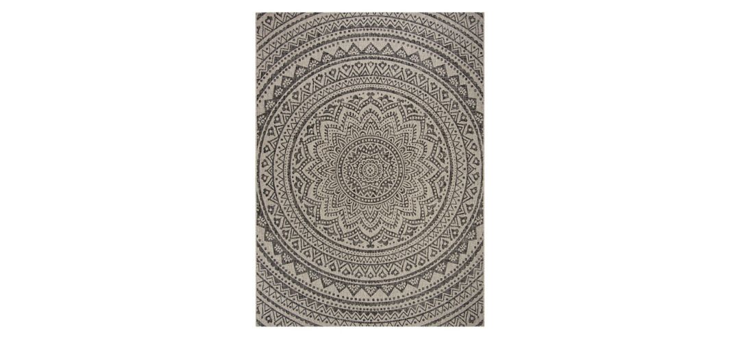 176118730 Courtyard Mandala Indoor/Outdoor Area Rug sku 176118730