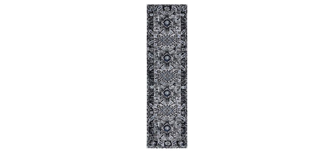 Darius Light Grey Runner Rug