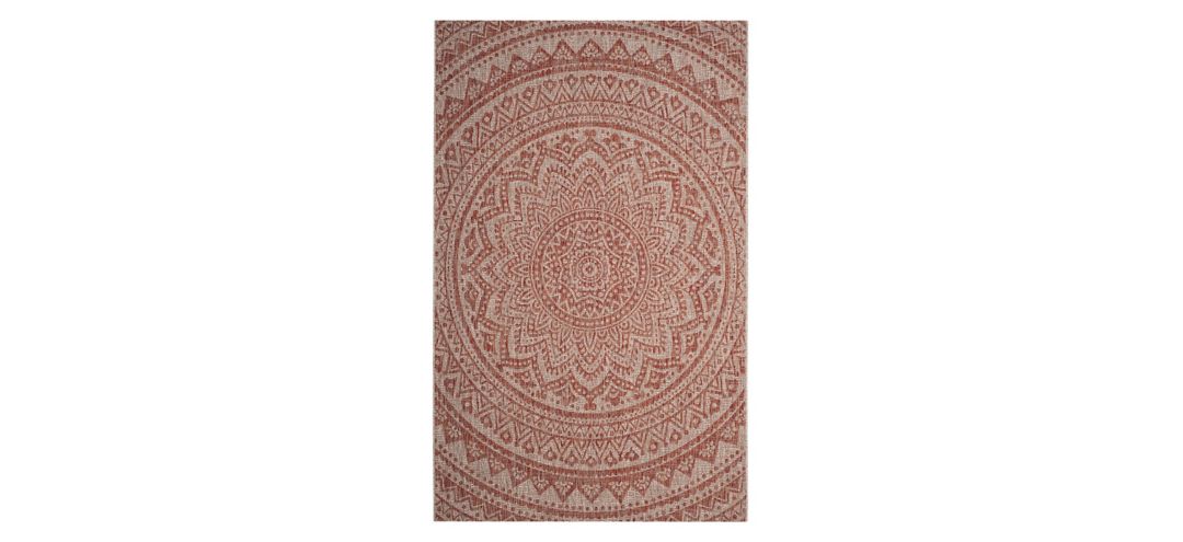 176187340 Courtyard Mandala Indoor/Outdoor Area Rug sku 176187340