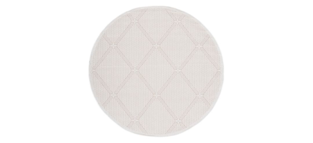 Bermuda Wide Diamond Indoor/Outdoor Round Area Rug