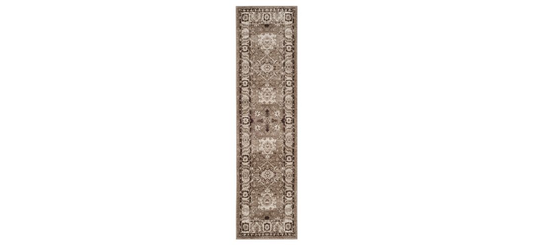 Avicenna Taupe Runner Rug