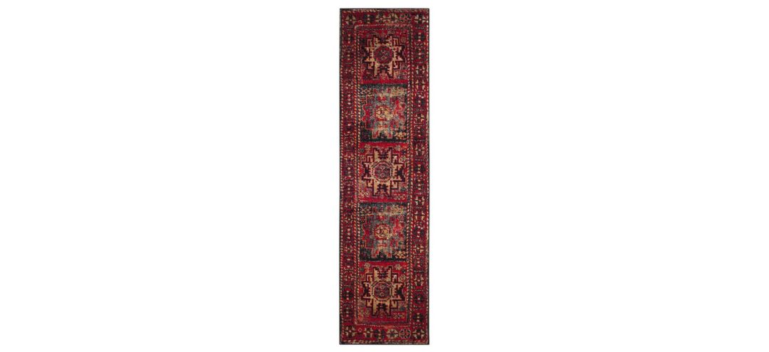 Zagros Red Runner Rug