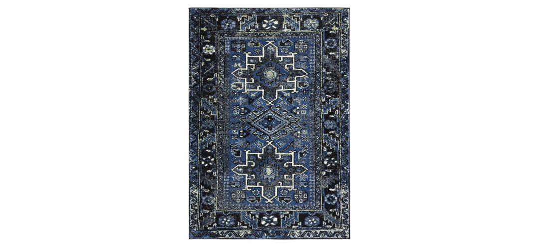 176224120 Darius Blue Area Rug sku 176224120