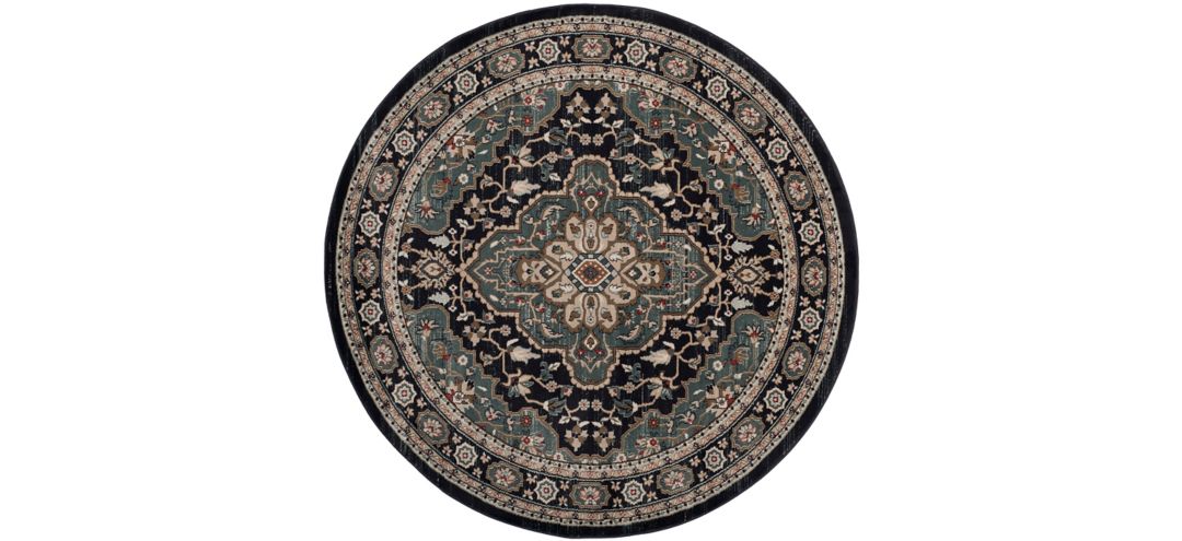 176233840 Mortimer Area Rug Round sku 176233840