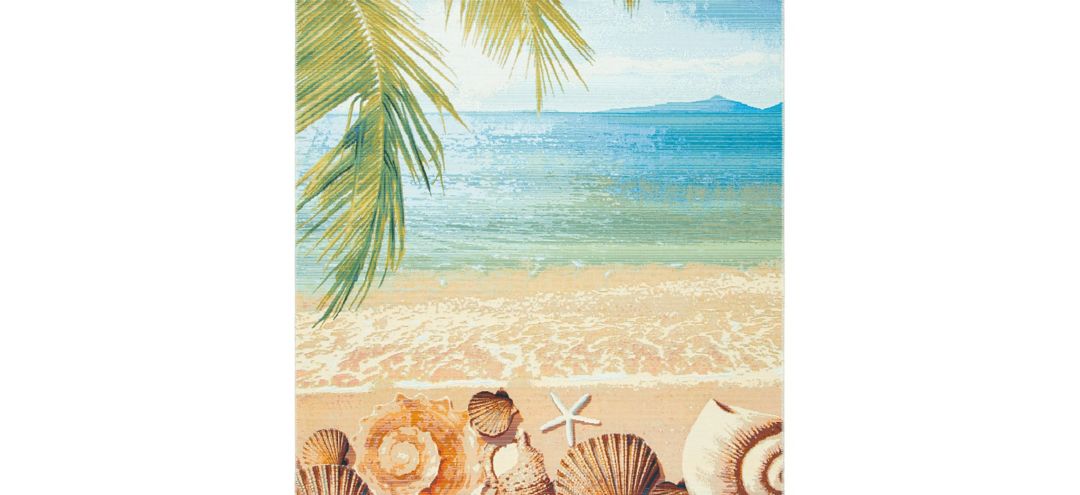 Barbados Shell Indoor/Outdoor Area Rug