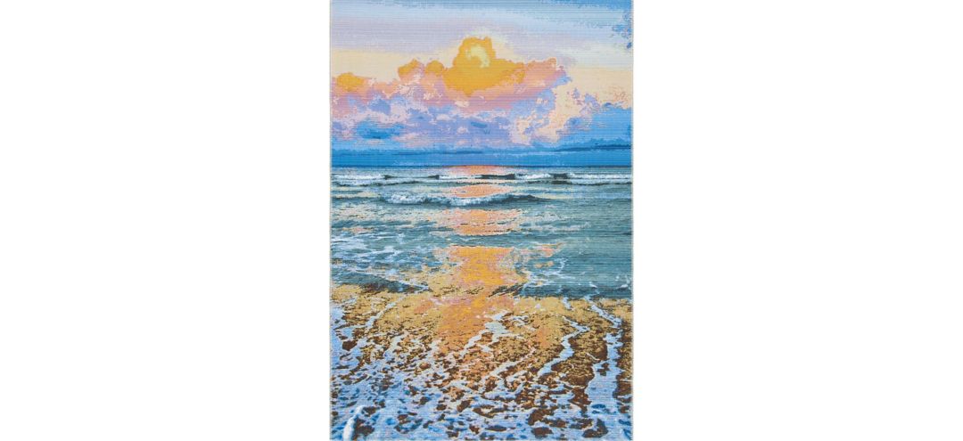 Barbados Sunset Indoor/Outdoor Area Rug