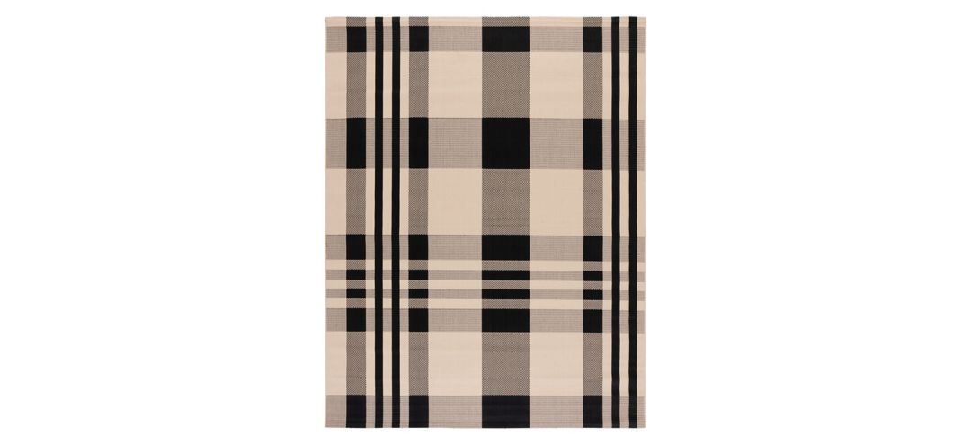 176362010 Courtyard Plaid Indoor/Outdoor Area Rug sku 176362010