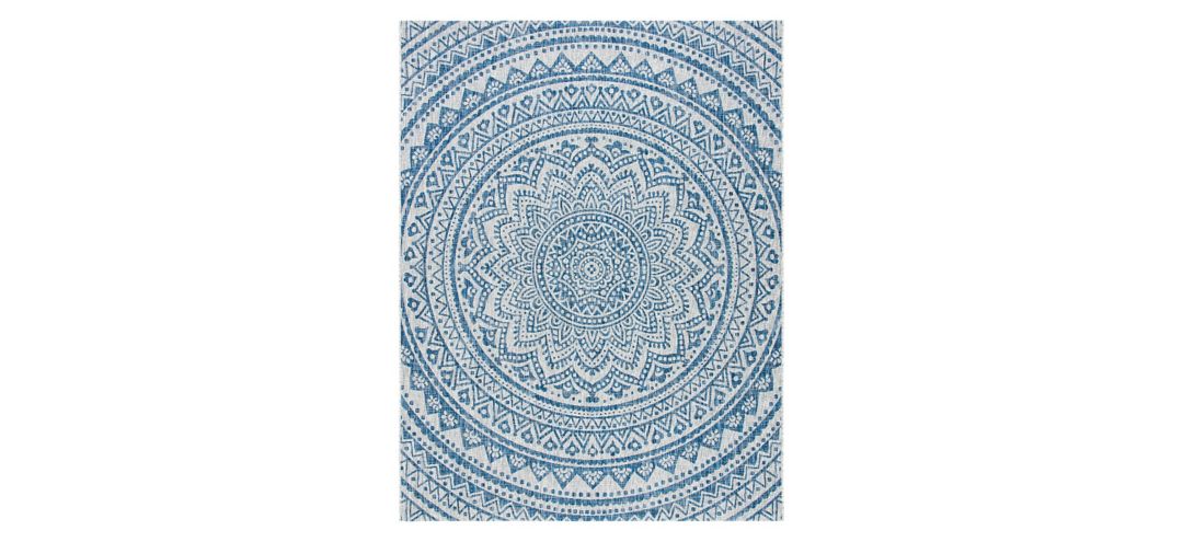 177108730 Courtyard Mandala Indoor/Outdoor Area Rug sku 177108730