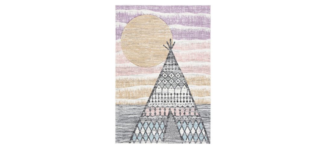 Carousel Tepee Kids Area Rug