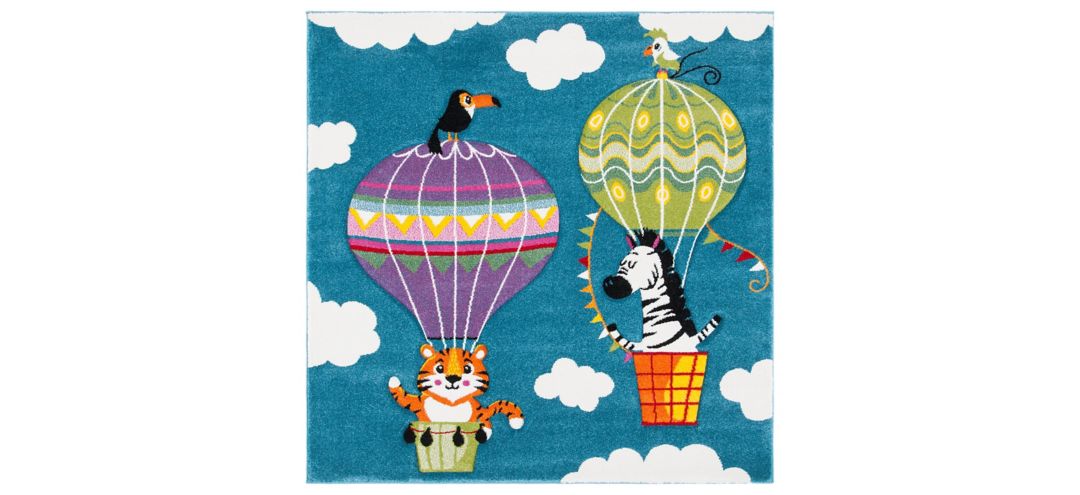 177118281 Carousel Balloons Kids Area Rug sku 177118281