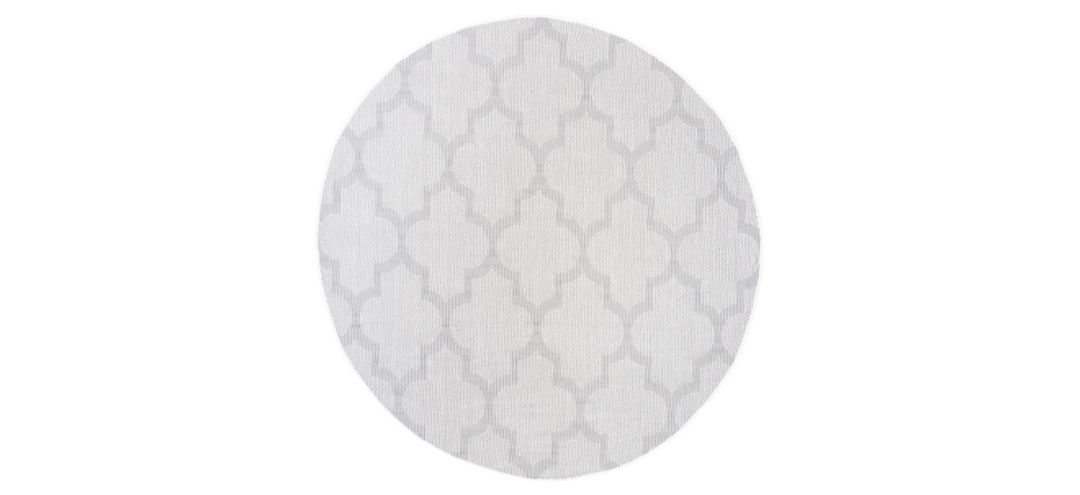 Bermuda Trellis Indoor/Outdoor Round Area Rug