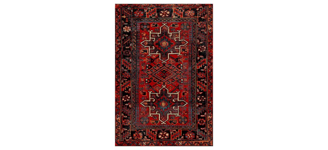 Darius Red Area Rug