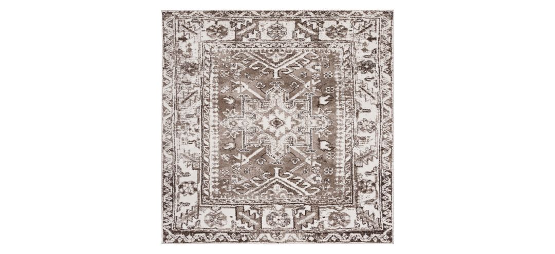 177224740 Darius Brown Area Rug Square sku 177224740