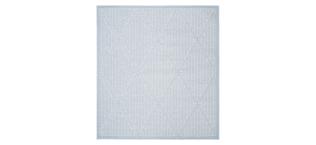 Bermuda Wide Diamond Indoor/Outdoor Square Area Rug