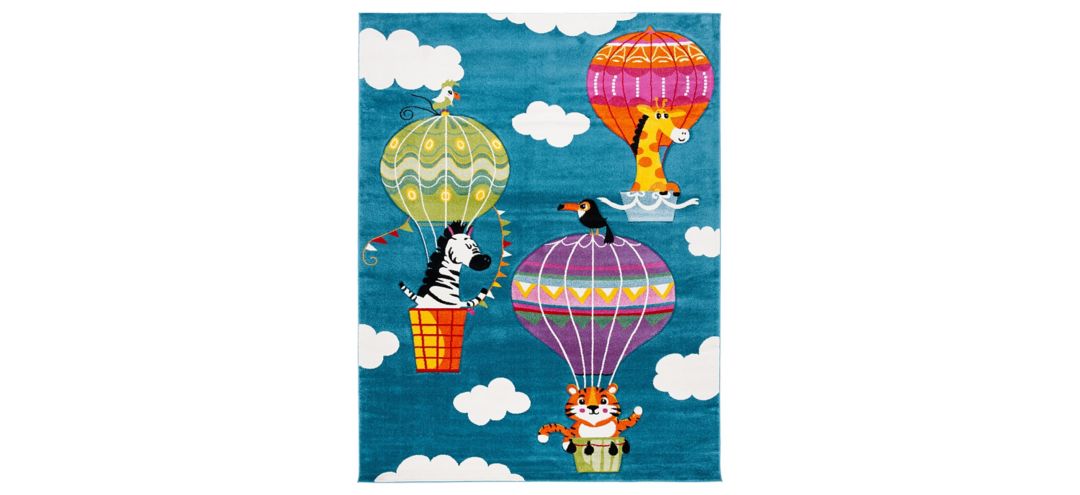 178118280 Carousel Balloons Kids Area Rug sku 178118280