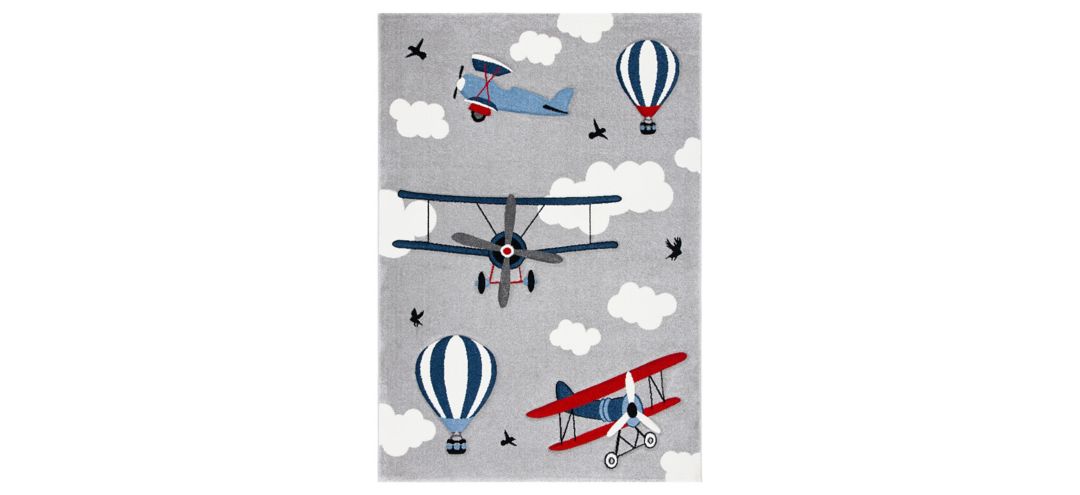 178213700 Carousel Airplanes Kids Area Rug sku 178213700