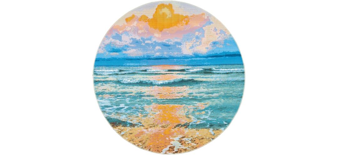 Barbados Sunset Indoor/Outdoor Area Rug