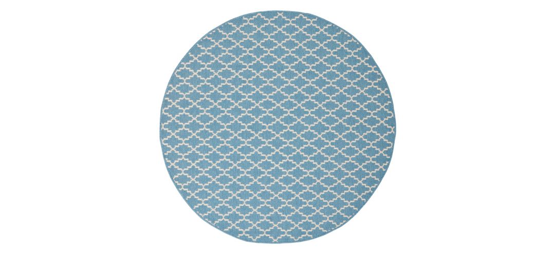 178269190 Courtyard Link Indoor/Outdoor Area Rug Round sku 178269190