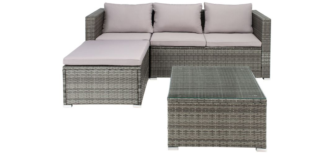 PAT7509B-2BX Lara 4-pc. Patio Set sku PAT7509B-2BX