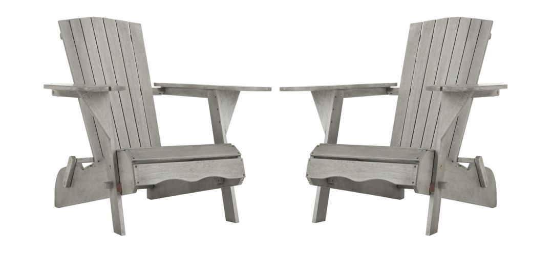 Dilettie Outdoor Adirondack Chairs - Set of 2