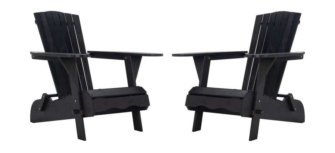 240232452 Dilettie Outdoor Adirondack Chairs - Set of 2 sku 240232452