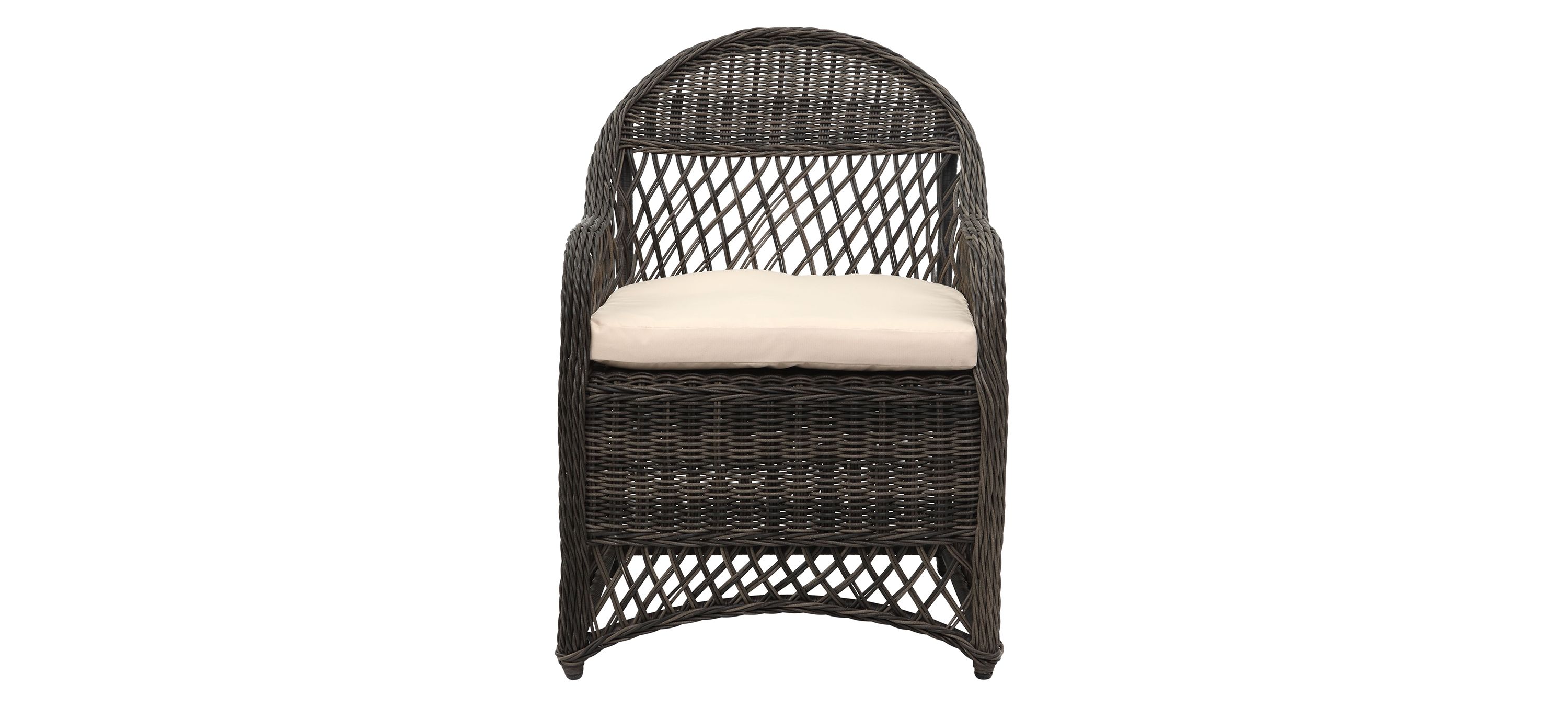 Marson Wicker Arm Chair With Cushion